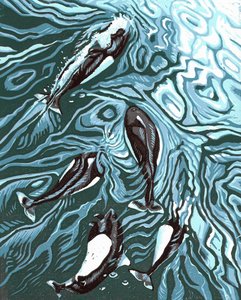 Wake Riders, 2016 (Linosnede)