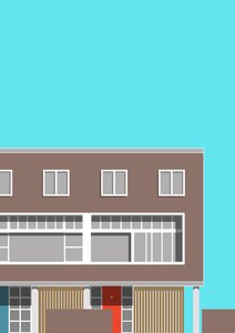 1-3 Willow Road, 2020 (digitaal)