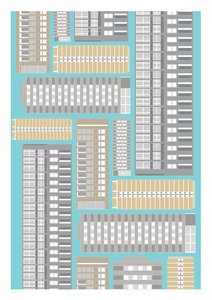 Modern blok, 2014 (grafische giclee print)