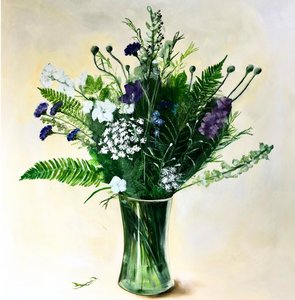 Lotties bloemen, 2023 (acryl op board)