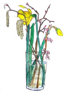 Narcissen door Sarah Thompson Engels