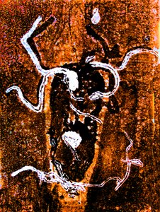 Oranje abstract 2020