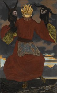 De Sjamaan, 1901 door Sascha Schneider
