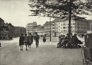 Berlijn: Bulow-Platz (zwart-wit foto)