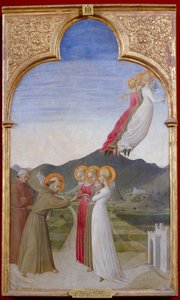 Het mystieke huwelijk van St. Franciscus van Assisi, 1444