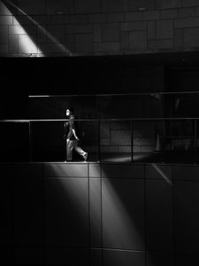 Wandelen door het licht