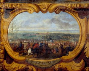 De daden van Louis II van Bourbon, prins van Condé (Bourbon-Condé) (de grote Condé) (1621-1686), Slag bij Vitry (detail) door Sauveur Le Conte
