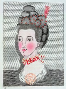 De kunst van het kappen in Parijs, 1767 door Sauveur Legros or Le Gros