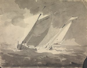 Twee zeilboten