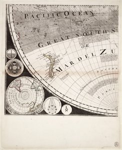 Een nieuwe en correcte kaart van de wereld (sectie), c.1774