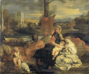 Het mystieke huwelijk van Sint-Catharina