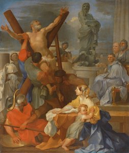 Martelaarschap van Sint Andreas door Sébastien Bourdon