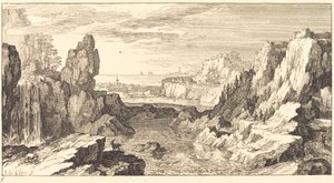 Berglandschap door Sébastien  Le Clerc I