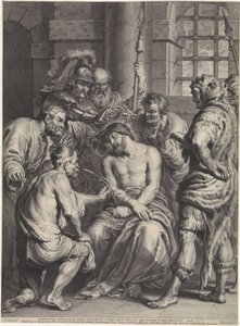 Doornenkroning van Christus door Schelte Adamsz. Bolswert