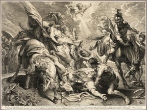 De bekering van Sint Paulus door Schelte Adamsz. Bolswert