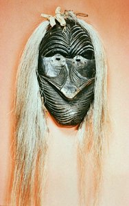 Ceremoniële Mohawk Masker door School American