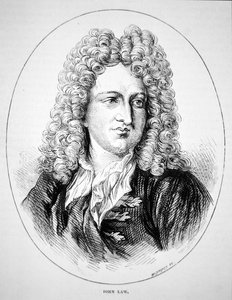 John Law (litho) door School American