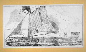 Mississippi Keel boot (gravure) door School American