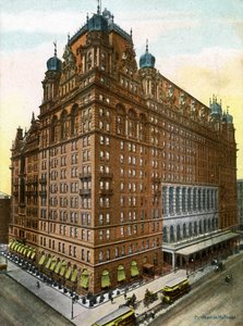 Waldorf Astoria Hotel, New York (prent) door School American