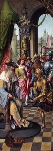 Koning David Ontvangt het Cisternewater van Bethlehem