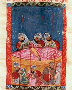 Wachters bij het graf van Christus (miniatuur)