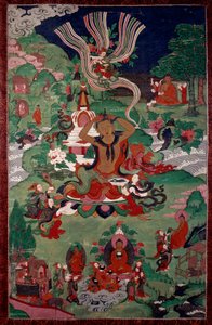 Episode uit het leven van Boeddha: haarknippen door School Asian