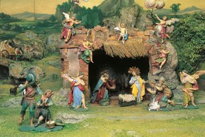 Kerststal door School Austrian