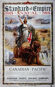 Advertentie op de omslag van de Standard of Empire Annual 1913-14 door School Canadian