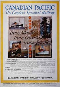 De grootste spoorweg van het rijk, Canadian Pacific Poster