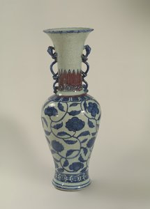 Blauw-witte Ming vaas door School Chinese