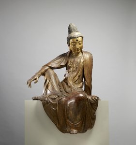 Bodhisattva Guanyin, Ming-dynastie, eind 14e-15e eeuw door School Chinese