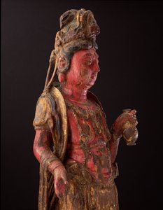 Detail van Guanyin, Song-dynastie door School Chinese