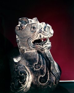 (detail) van een Chimera, Zes Dynastieën (220-589) door School Chinese