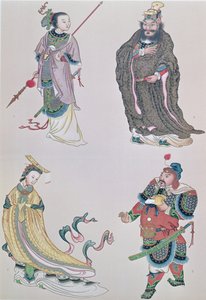 Helden en heldinnen uit de Chinese geschiedenis, inclusief keizerin Wu