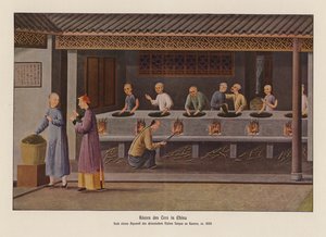 Thee roosteren in China door School Chinese