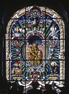 Apsisraam (glas-in-lood)