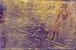 Mastaba/Tomb of Ti, Saqqara, 5e Dynastie, Scheepsbouw