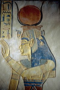 Luxor, Thebe: Vallei der Koninginnen. Graf van een zoon van Ramses II, De Godin Isis door School Egyptian