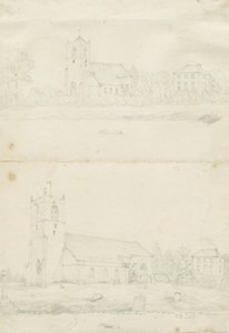 Blymhill Kerk: potloodtekeningen, nd [1797] door School English
