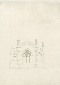 Burton-upon-Trent - Heilige Drie-eenheid Kerk: tekening, nd [?1820s]