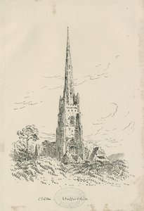 Clifton Campville Church: lithografie, nd [?ca. 1870]