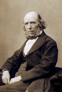 Herbert Spencer, c. 1890 door School English