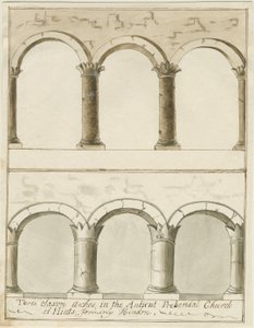 Interieur van Hints Kerk