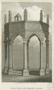 Lichfield - Marktplein: gravure, nd [ca. 1805] door School English