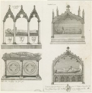 Lichfield Kathedraal - Graven door School English