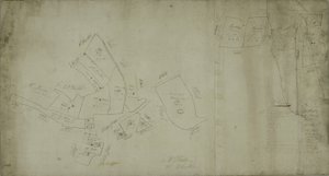 Kaart van Willesden, Londen (litho) door School English