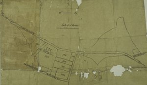 Kaart van Willesden, Londen (litho) door School English