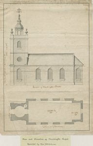 Marchington Kerk - Exterieur en Interieur Plan door School English