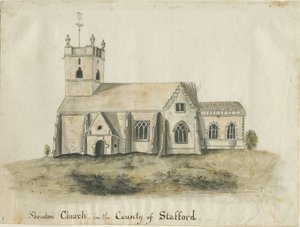 Shenstone Church: aquarel, nd [1769]