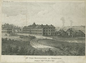 Soho Manufactory: staalgravure, nd [eind 18e eeuw]